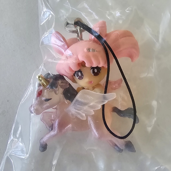 🦄 Chibiusa & Helios Pegasus Twinkle Dolly Charm Keychain - Picture 2 of 7